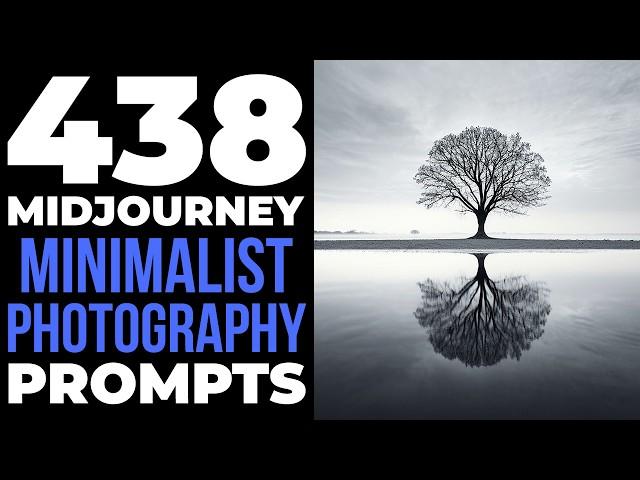 438 Midjourney ai art prompts for 'Minimalist Photography' (Prompts in description)