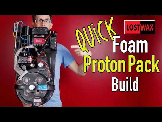 DIY Ghostbusters Proton Pack- Extra Light 'Cause it's Made From Foam! With Templates