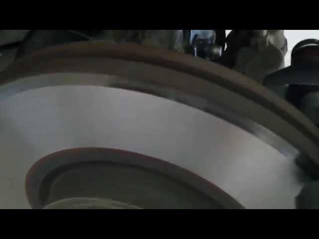 groove brake discs without removing