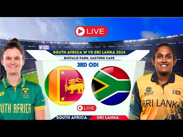 Live South Africa Women vs Sri Lanka Women | SAW vs SLW Live 3rd ODI Match Today