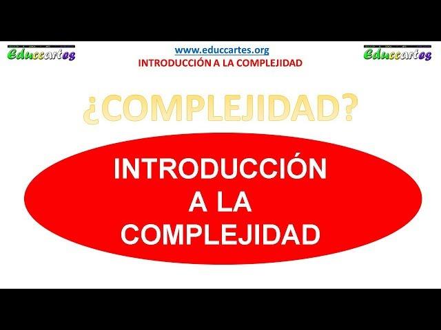 01 Introducción a la Complejidad