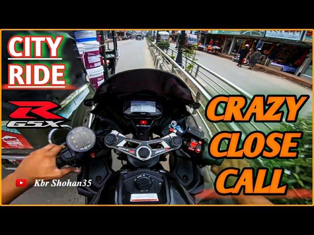 CRAZY CITY RIDE WITH GSXR