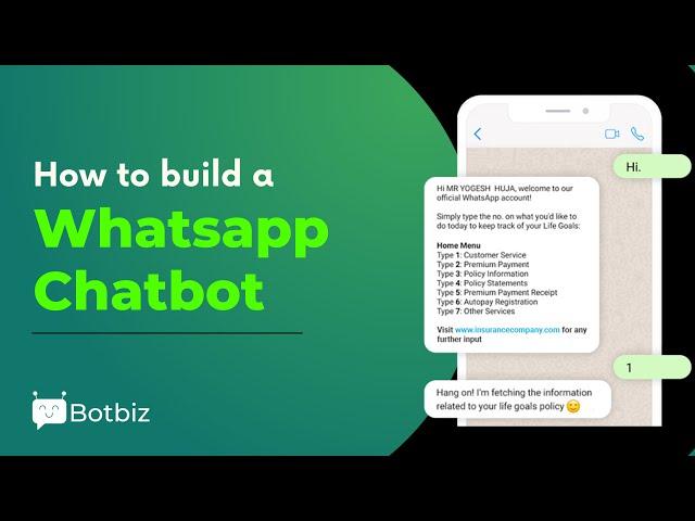 How to build a Whatsapp Chatbot