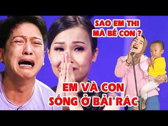 SỐ PHẬN TRÁI NGƯỢC Cô Gái Và CON SỐNG Ở BÃI RÁC Thi Đêm 200 Triệu Khiến Trường Giang, Cẩm Ly Khóc