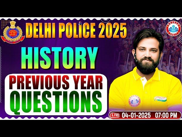 Delhi Police Vacancy 2025 | Delhi Police History PYQs | Delhi Police GS | Delhi Police Classes