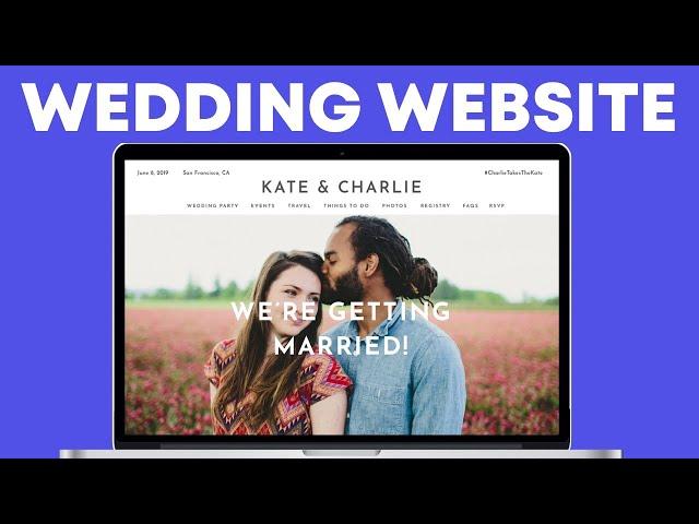 How To Build a Wedding Website (2024) Step By Step