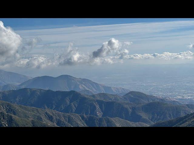 Driving uphill on Rim of the world highway San Bernardino County November 2024