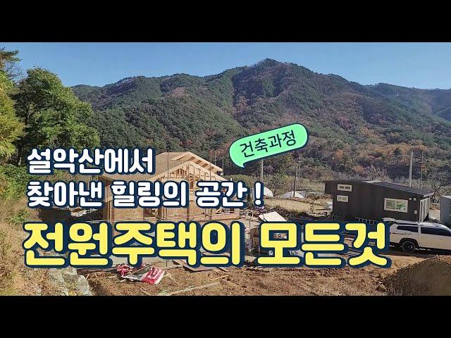 build a country house under a mountain facing the sky