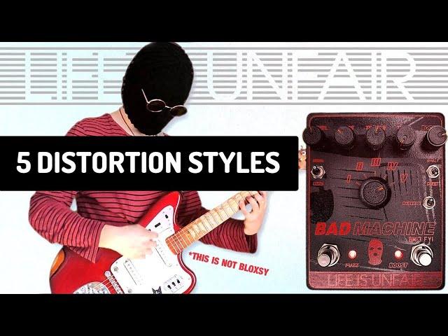 5 Distortion Styles in one Pedal