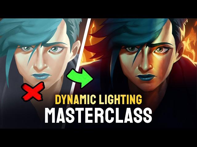 The Ultimate Dynamic Lighting MASTERCLASS | Digital Art Storytelling with Dramatic Light - Tutorial