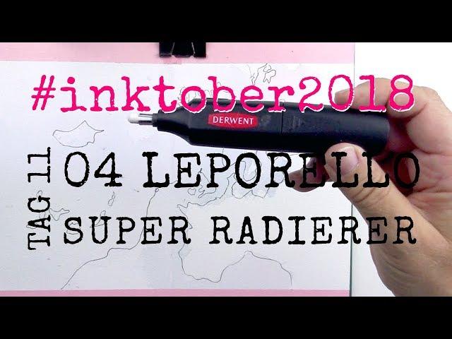 #inktober2018 | Tag 11 Leporello: Super Radierer