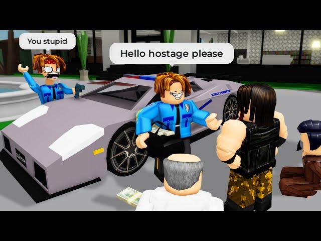 HOSTAGE SITUATION  (ROBLOX Brookhaven RP - FUNNY MOMENTS)