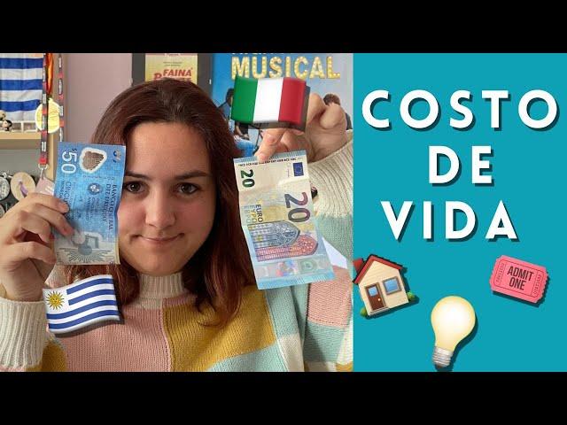 Dónde rinde más el dinero? GASTOS Y SUELDOS ! #uruguay  VS. #italia  | Comparando costos de vida