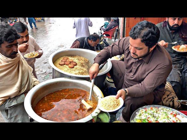 Adan Sami Chicken Beef ,Channa, Paya CurryPulao | Subha Ka Nashta | PeshawarX Food