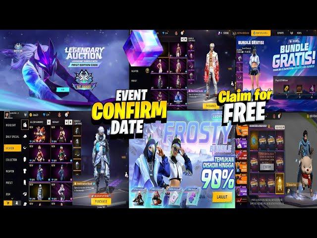 Winter magic cube store update | New evo bundle confirm date | Free fire store update | FF news