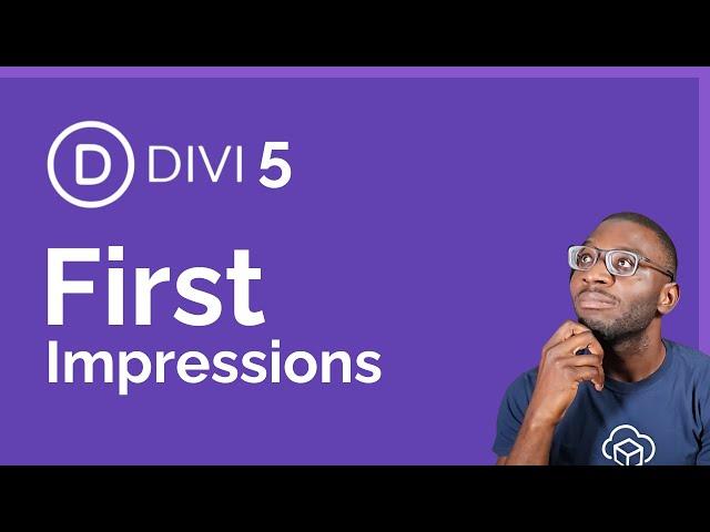 Divi 5 Alpha: First Impressions by an Elementor User