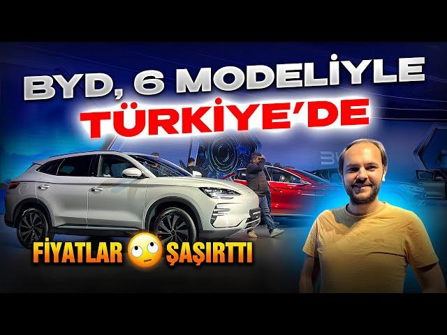 BYD'nin Türkiye'deki yeni modelleri! Fiyatlar sizi şaşırtabilir 