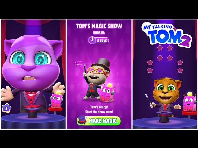 Tom's Magic Show  - My Talking Tom 2 Gameplay