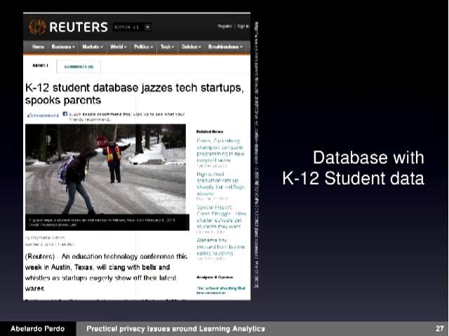 Abelardo Pardo: Privacy and Ethics of Learning Analytics