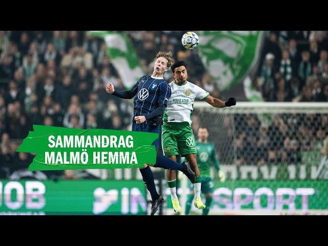 HÖJDPUNKTER | Hammarby 2-2 Malmö FF | Allsvenskan 2024