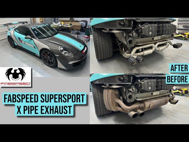 Installing Crazy Fabspeed Porsche 911 Exhaust