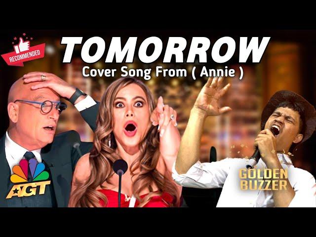 Golden Buzzer : Ariyandi Jr Surprises the Judges With "Tomorrow - Annie" - America's Got Talent 2024