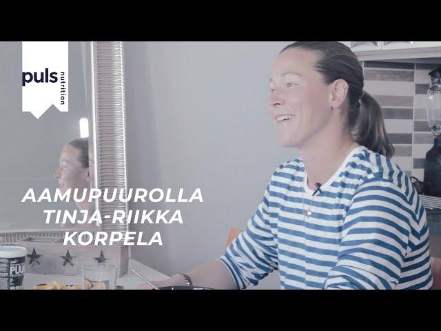 Aamupuurolla Tinja-Riikka Korpela