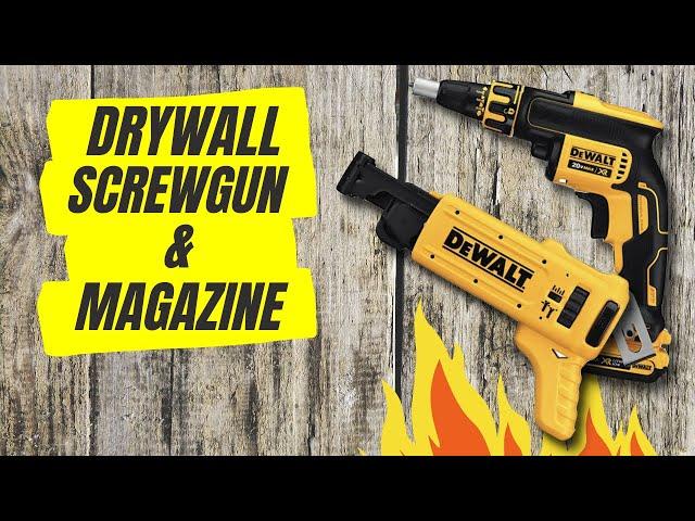 Dewalt Screw Gun + Collated Magazine = CRAZY FAST! Everything you need to know in 3 minutes.