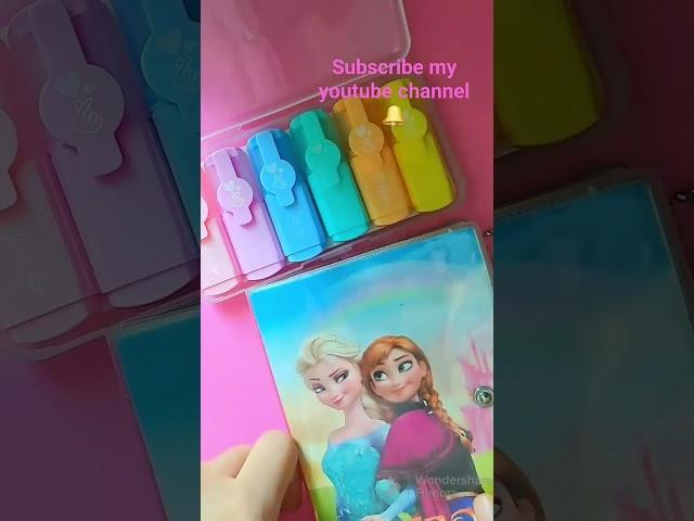 cute highlighter pen unboxing  #paperart