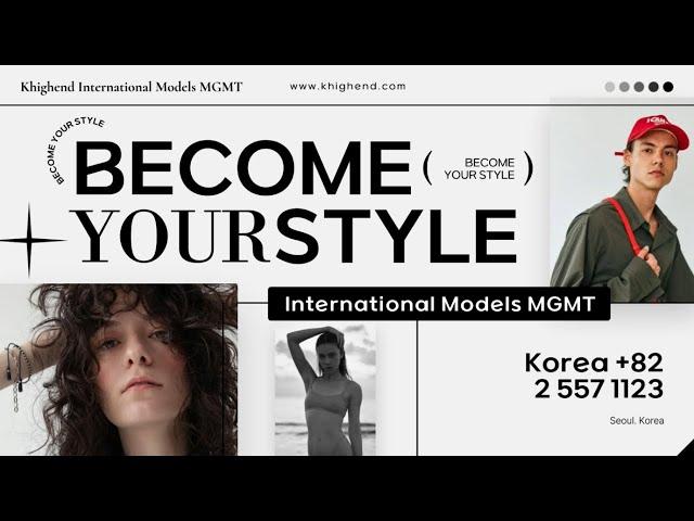 카이엔드 외국인 모델 에이전시 Khighend International Models MGMT in Seoul.Korea 2025