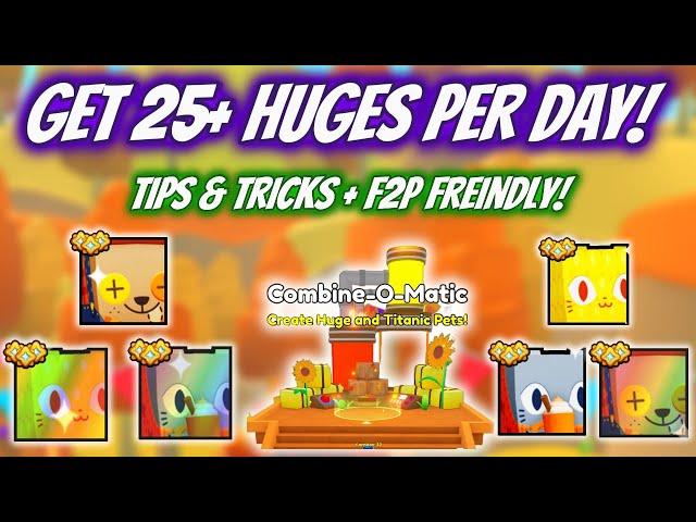 *PET SIM 99* HOW TO GET 25+ HUGE PETS PER DAY! TIPS & TRICKS! & 5+ HUGE PET GIVEAWAY!