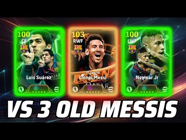 MESSI / SUAREZ / NEYMAR TRAINING GUIDE + COMPARISON W/ OLD CARDS | eFootball Level Up Build