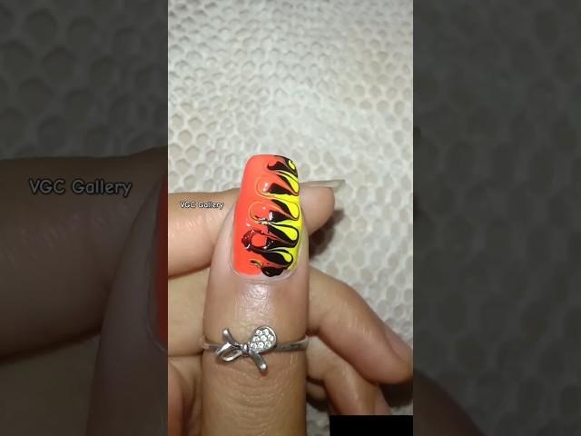 easy Nailart #nailart #naildesign #notoolnailart #nailartwithouttools #shorts