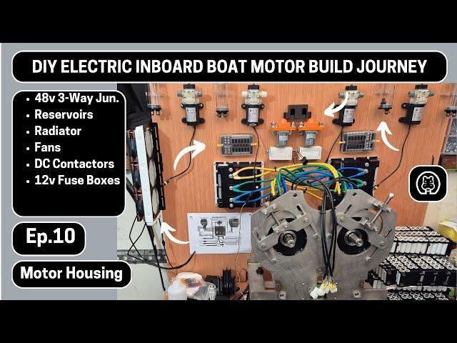 Off-Grid Boat: DIY Electric Boat Motor Assembly - Ep. 10