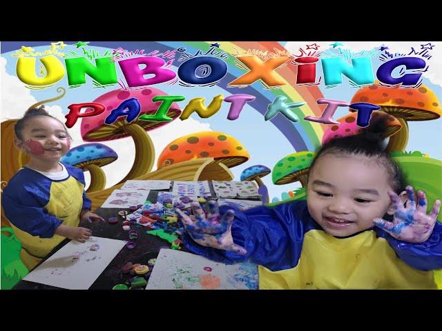 Kenji Unboxing Painting Kit  | Learning Colors |Kids Hand Painting | Galaxy Color