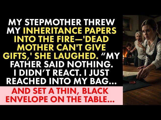 She Threw My Inheritance in the Fire—“It’s Mine Now,” She Smirked. I Just Nodded… And Took Control