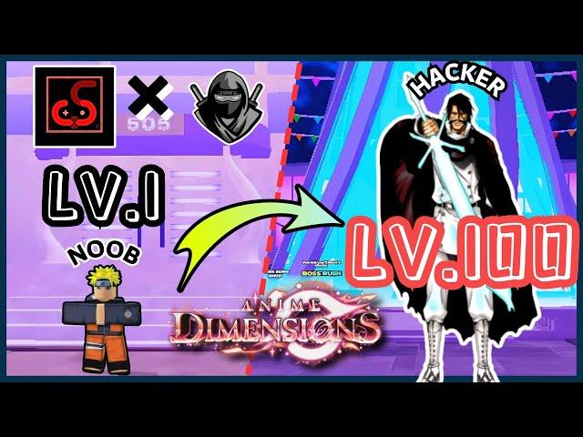 Roblox Anime Dimensions Noob to Pro with Yhwach | Autofarm Script Guide Using #ugphone