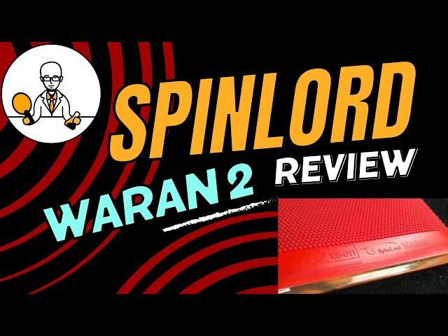 Testing the Spinlord Waran II table tennis rubber: Short pips for great blocking and driving