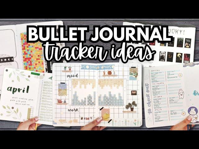 Bujo Tracker Ideas for 2025!  | BULLET JOURNAL IDEAS