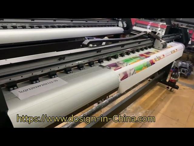 3.2m large format printer with dual XP600 printheads