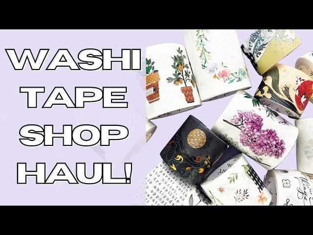 WASHI TAPE SHOP HAUL | UNBOXING