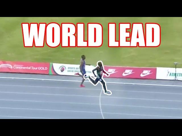 Emmanuel Wanyonyi Runs Massive WORLD LEAD In 800m, 1:43