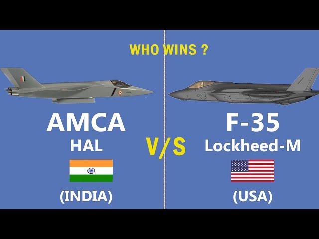 Comparison of India's AMCA and F 35.! Will the AMCA be able to compete with the F35 Fighter Jet ?