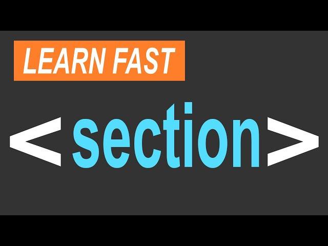 HTML section Tag Tutorial (Semantic Element): Easy Guide for Beginners