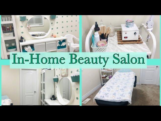 In-Home Beauty Salon in Canada | Beauty Salon Tour | Esthetician’s Room Tour #salontour #homesalon