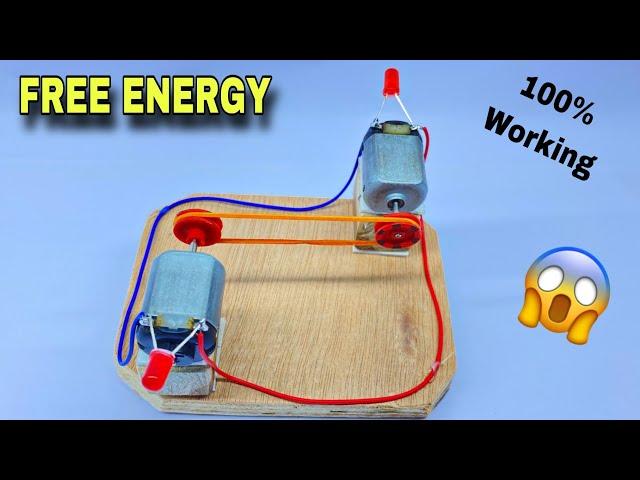 Free Energy Generator With Two Dc Motor || Free Electricity || Magnetic Motor Dynamo || SB craft