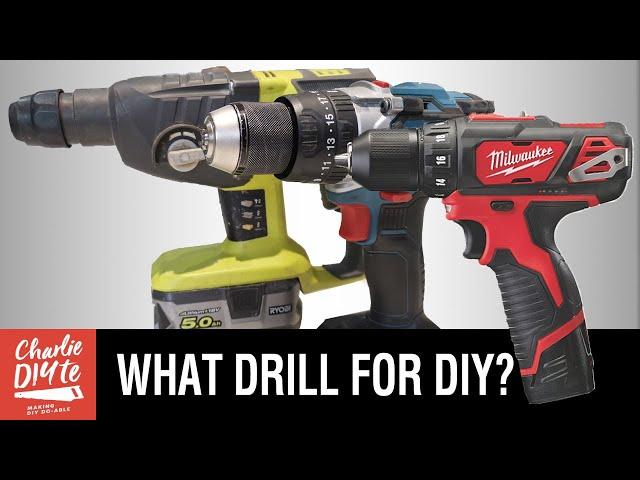 The Difference between Combi, Drill Driver, Impact and SDS Drills