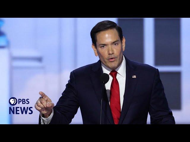 WATCH: Sen. Marco Rubio speaks at 2024 Republican National Convention | 2024 RNC Night 2