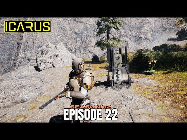 Deep Ore Mining & Completing The Foundations! Icarus Open World Gameplay [S02E22]