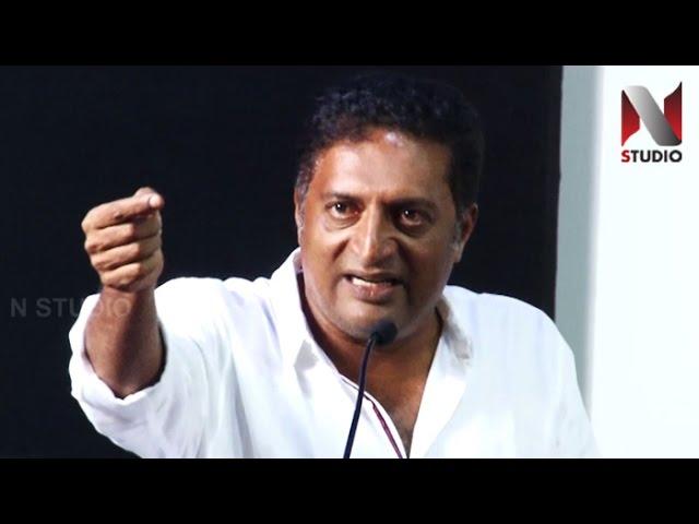 Who are you to tell, Im not a Tamil... Prakash Raj Angry speech